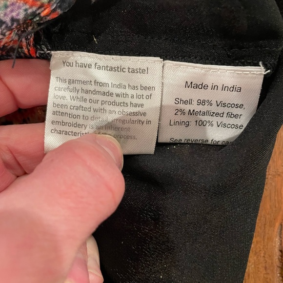 ROCOCO SAND Nott Printed Metallic Dogs Plunge MIDI Dress- Size XS - Picture 6 of 6